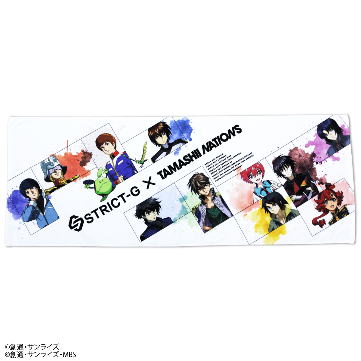STRICT-G×TAMASHII NATIONSコラボ TAMASHII NATIONS STORE TOKYOにて展開中の 「GUNDAM FIGURE EXHIBITION」に合わせキャラクターイラストを使用した限定アイテムの第3弾を受注開始!