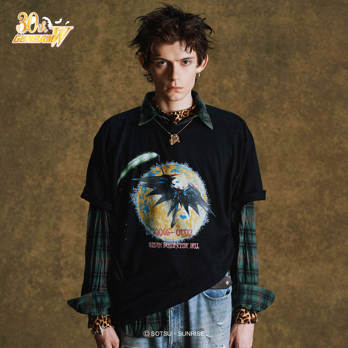 STRICT-G glamb『新機動戦記ガンダムW EW』Tシャツ ガンダムデスサイズヘル (Gundam Deathscythe Hell T-shirt)
