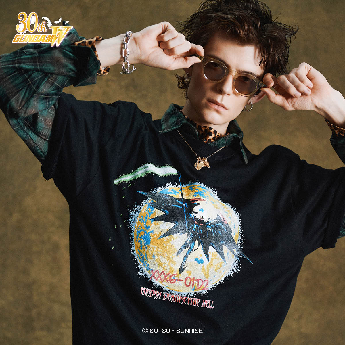 STRICT-G glamb『新機動戦記ガンダムW EW』Tシャツ ガンダムデスサイズヘル (Gundam Deathscythe Hell T-shirt)