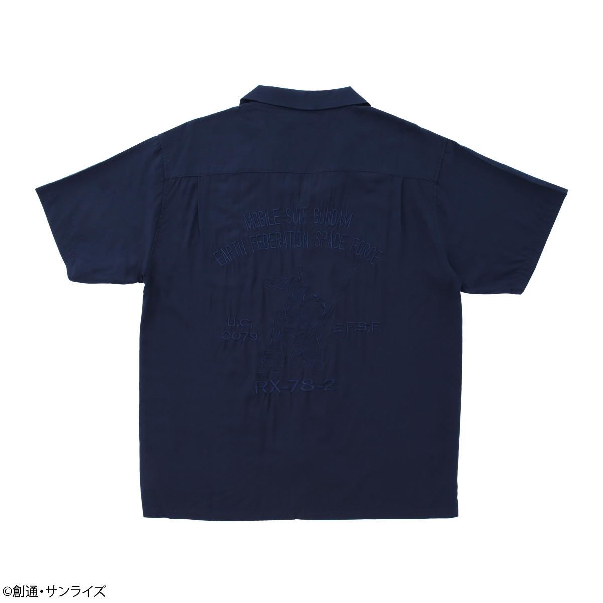STRICT-G『機動戦士ガンダム』レーヨン刺繍シャツ RX-78-2 ガンダム