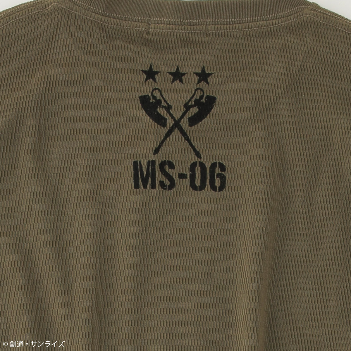 STRICT-G.ARMS『機動戦士ガンダム』ハニカムワッフルTシャツ MS-06ワンポイント