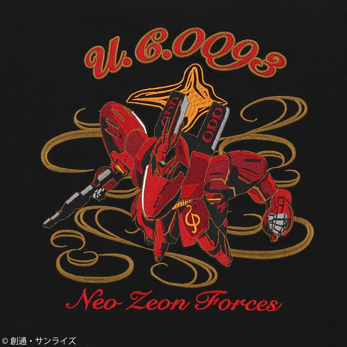 STRICT-G『機動戦士ガンダム 逆襲シャア』刺繍Tシャツ MSN-04 サザビー