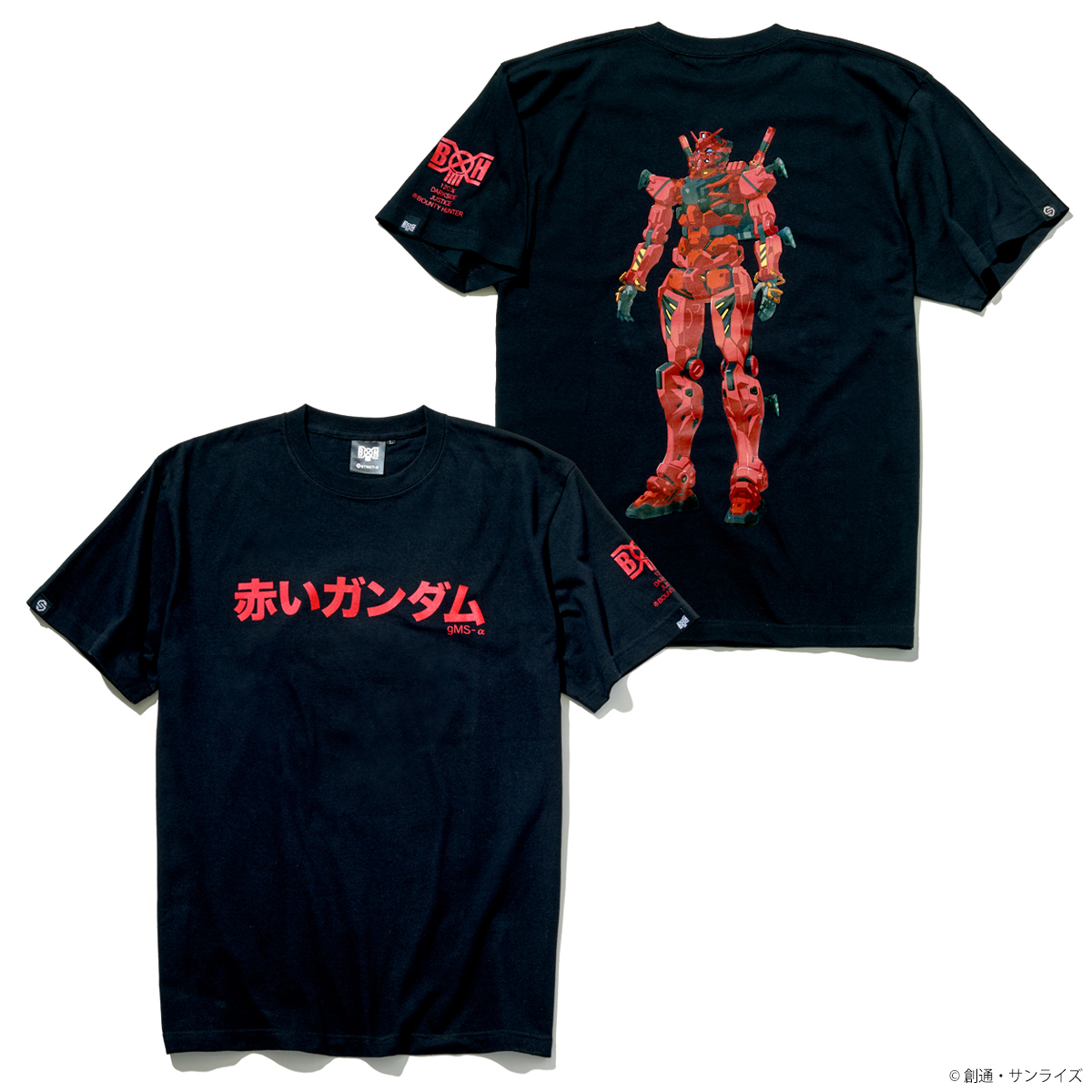 STRICT-G BOUNTY HUNTER『機動戦士Gundam GQuuuuuuX』Tシャツ 赤いガンダム