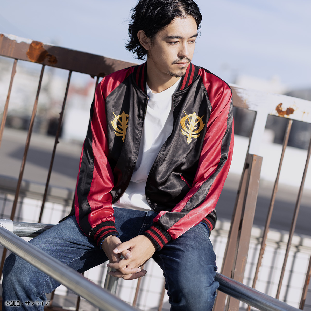 STRICT-G『機動戦士Gundam GQuuuuuuX』スカジャン RedGundam