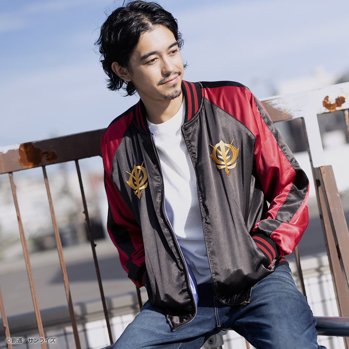 STRICT-G『機動戦士Gundam GQuuuuuuX』スカジャン RedGundam