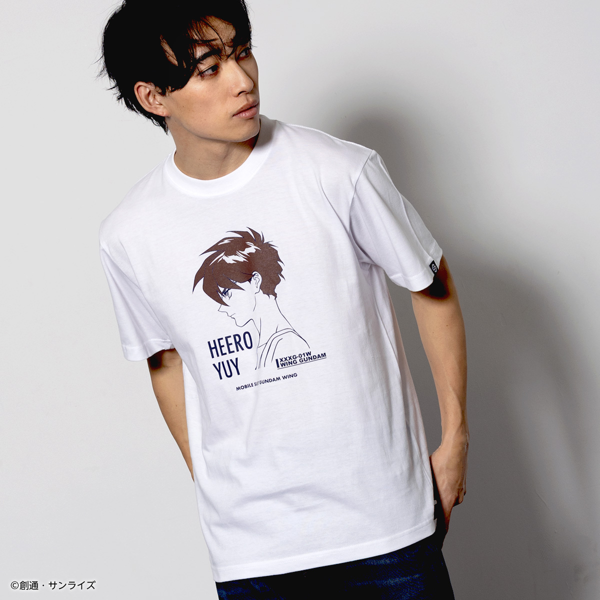 STRICT-G『新機動戦記ガンダムW』Tシャツ ヒイロ・ユイ横顔