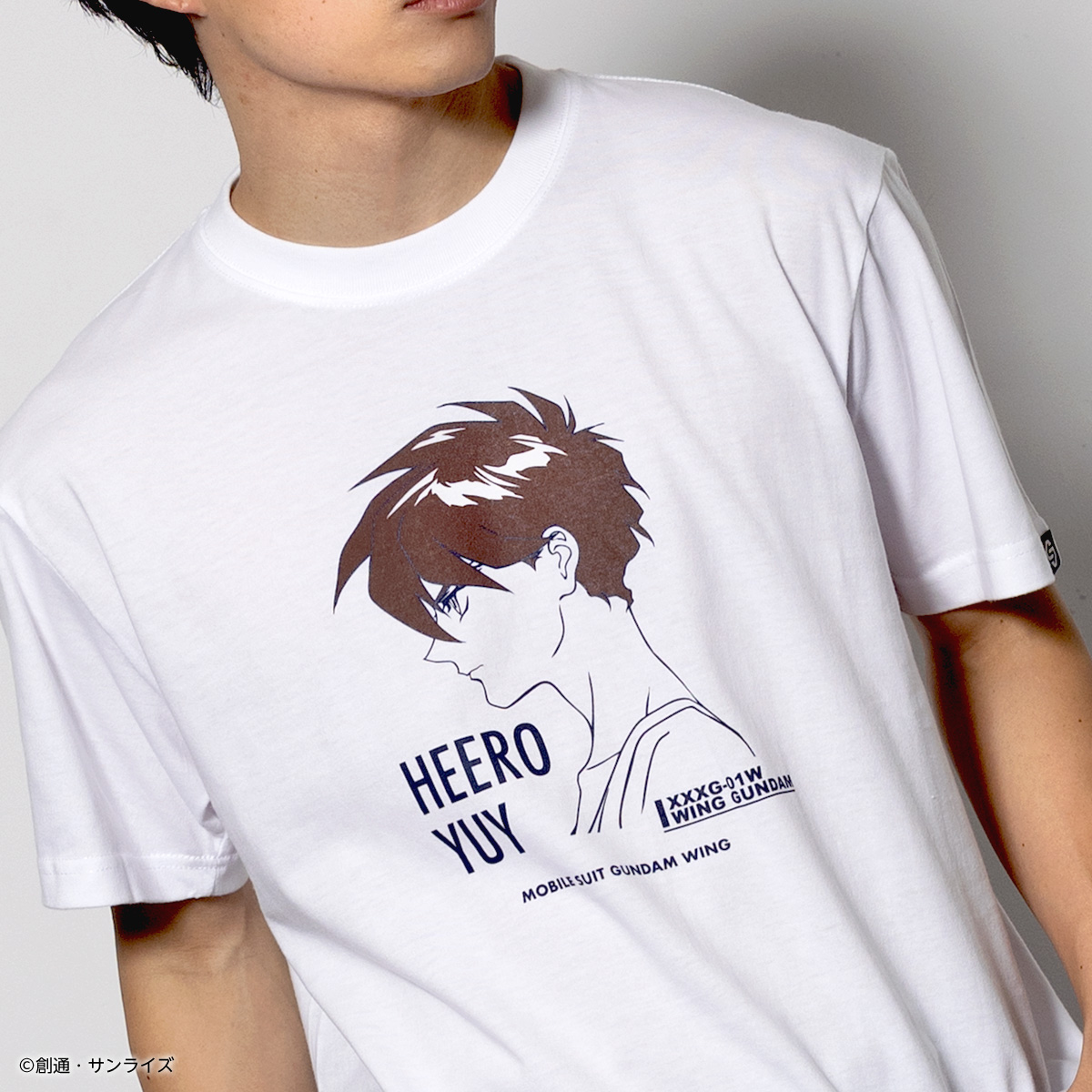 STRICT-G『新機動戦記ガンダムW』Tシャツ ヒイロ・ユイ横顔