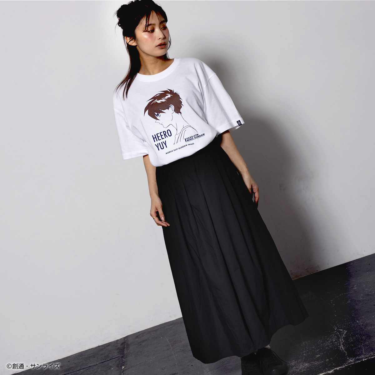 STRICT-G『新機動戦記ガンダムW』Tシャツ ヒイロ・ユイ横顔