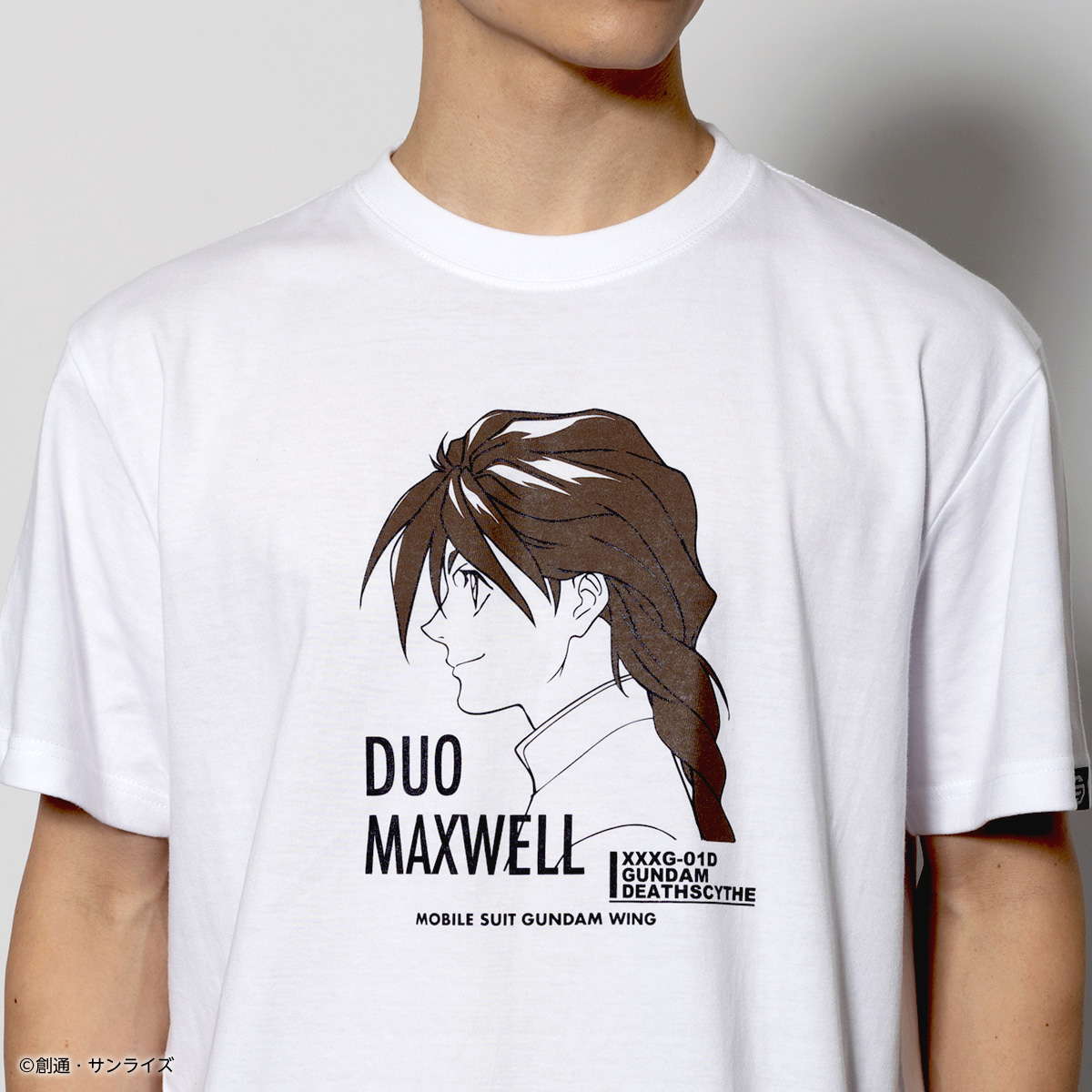 STRICT-G『新機動戦記ガンダムW』Tシャツ デュオ・マックスウェル横顔