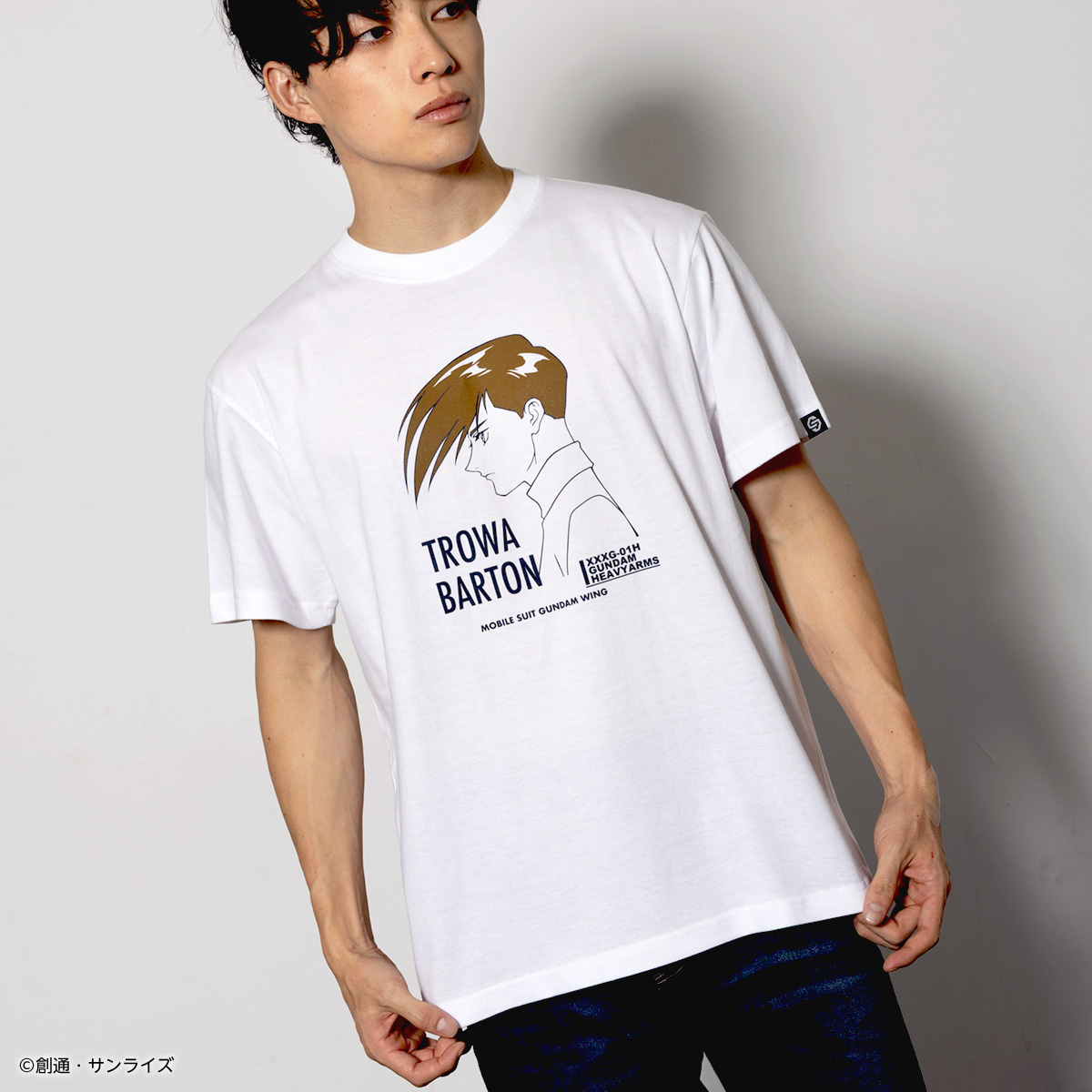 STRICT-G『新機動戦記ガンダムW』Tシャツ トロワ・バートン横顔