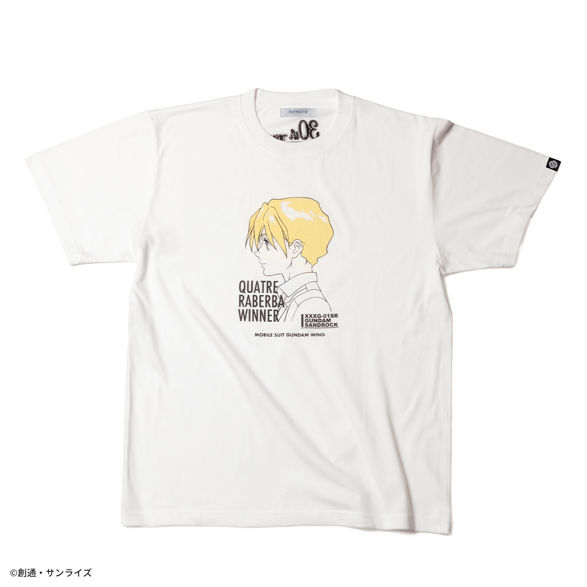 STRICT-G『新機動戦記ガンダムW』Tシャツ カトル・ラバーバ・ウィナー横顔