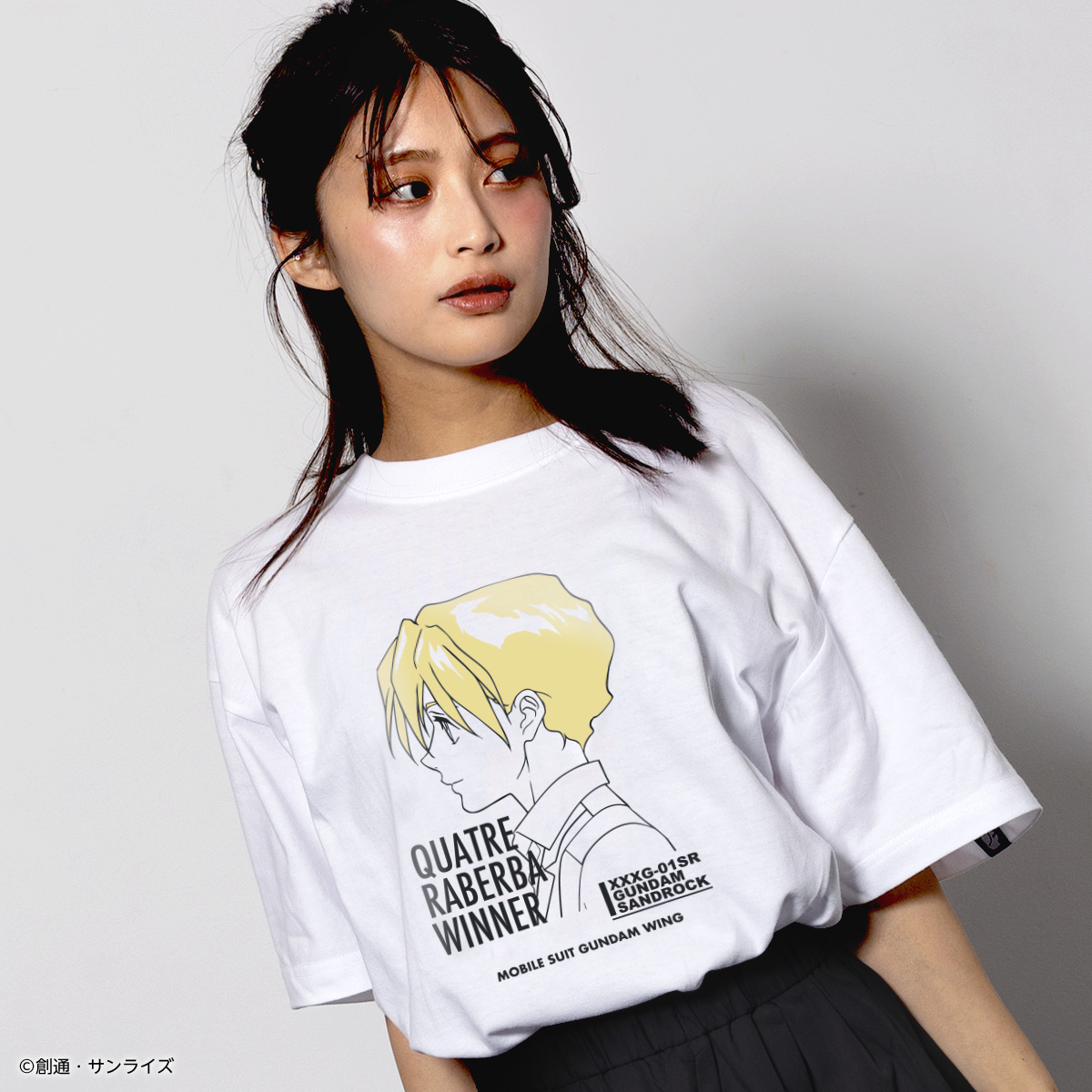 STRICT-G『新機動戦記ガンダムW』Tシャツ カトル・ラバーバ・ウィナー横顔