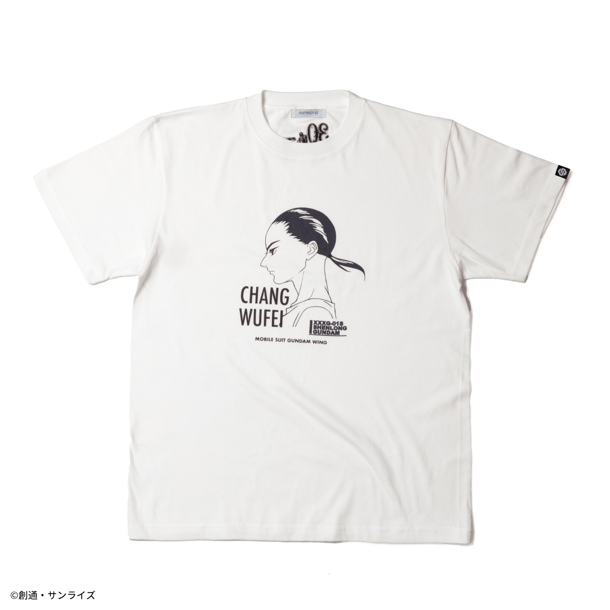 STRICT-G『新機動戦記ガンダムW』Tシャツ 張 五飛横顔