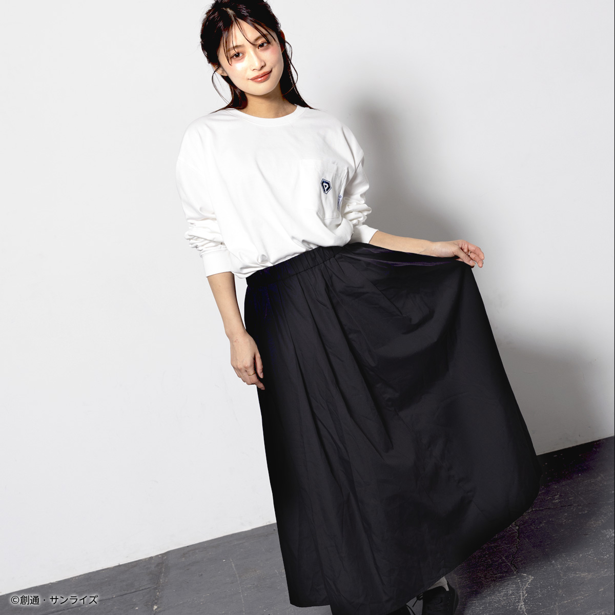 STRICT-G BASIC『新機動戦記ガンダムW Endless Waltz』ポケット付きロングTシャツ プリベンターロゴ