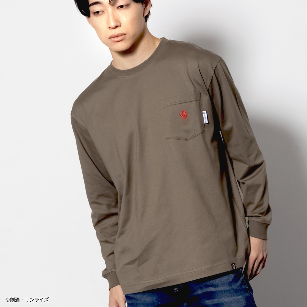 STRICT-G BASIC『機動戦士ガンダム 鉄血のオルフェンズ』ポケット付きロングTシャツ 鉄火団ロゴ