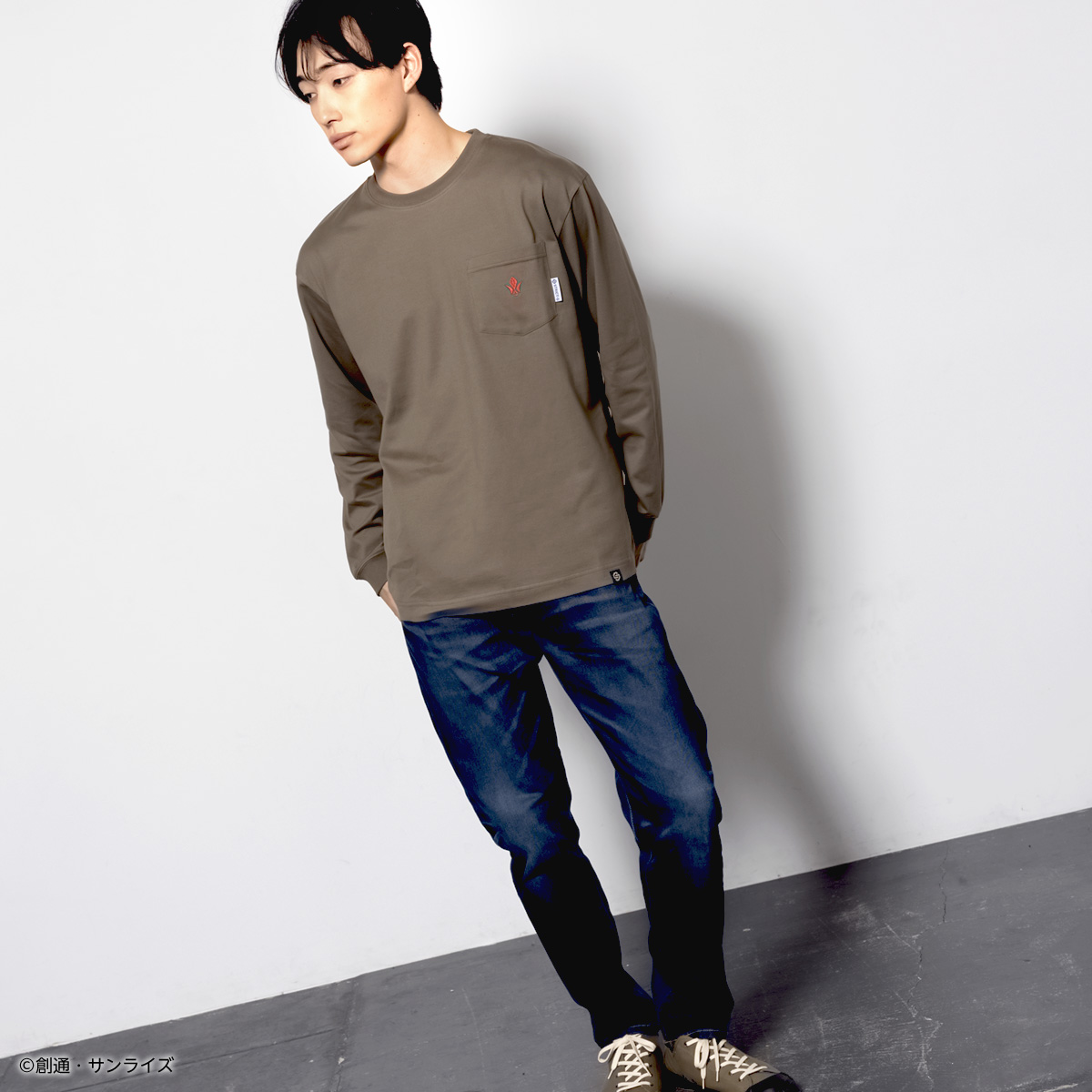 STRICT-G BASIC『機動戦士ガンダム 鉄血のオルフェンズ』ポケット付きロングTシャツ 鉄火団ロゴ