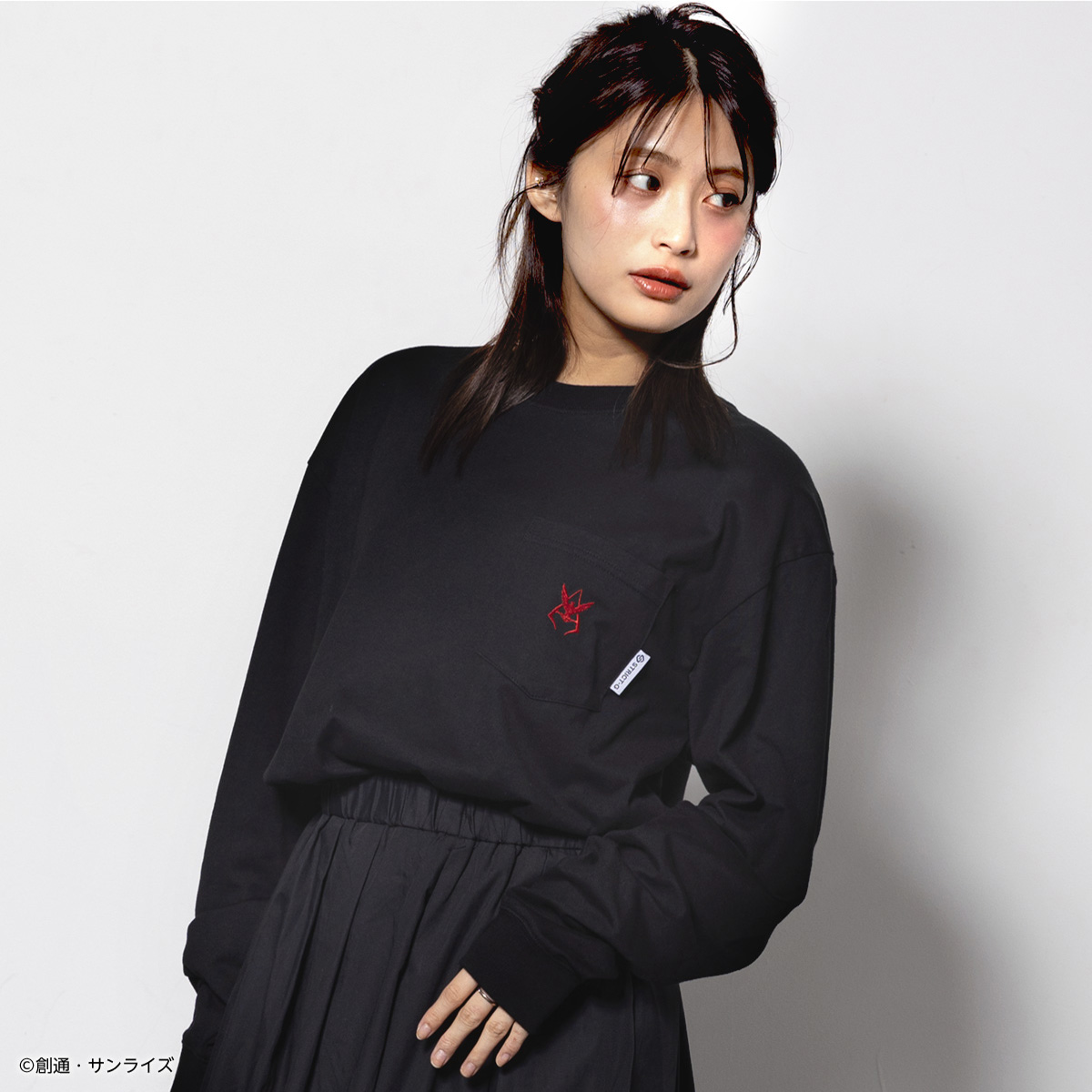 STRICT-G BASIC『機動戦士ガンダム』ポケット付きロングTシャツ シャアマーク
