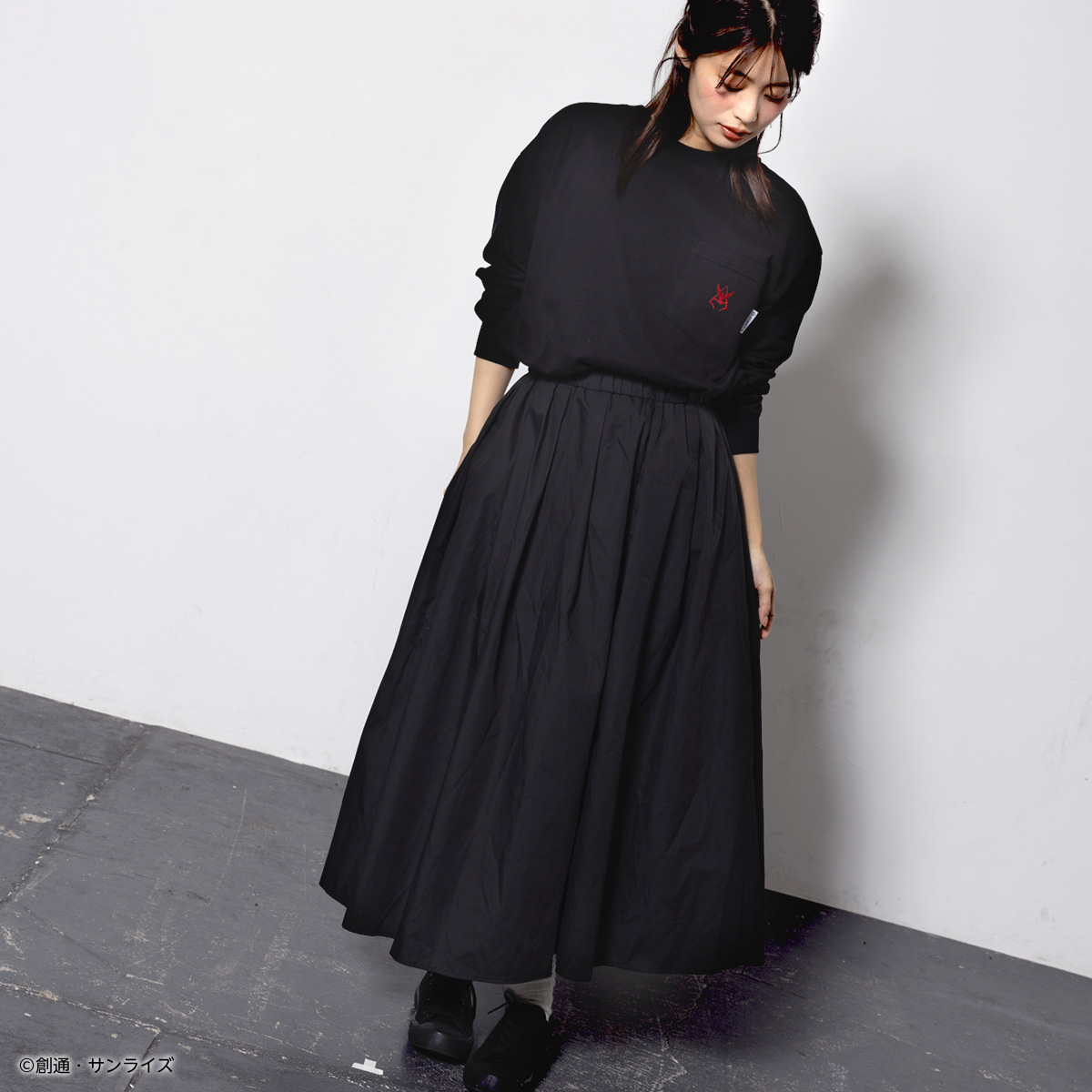 STRICT-G BASIC『機動戦士ガンダム』ポケット付きロングTシャツ シャアマーク