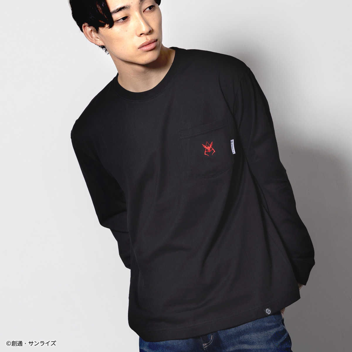 STRICT-G BASIC『機動戦士ガンダム』ポケット付きロングTシャツ シャアマーク