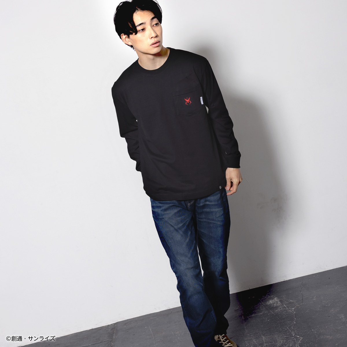 STRICT-G BASIC『機動戦士ガンダム』ポケット付きロングTシャツ シャアマーク