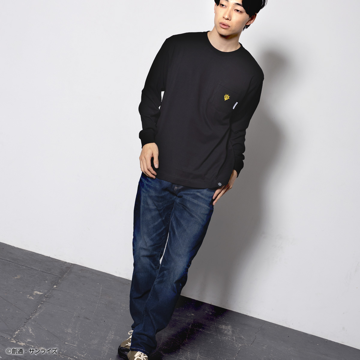 STRICT-G BASIC『機動戦士ガンダム』ポケット付きロングTシャツ ジオン公国軍マーク