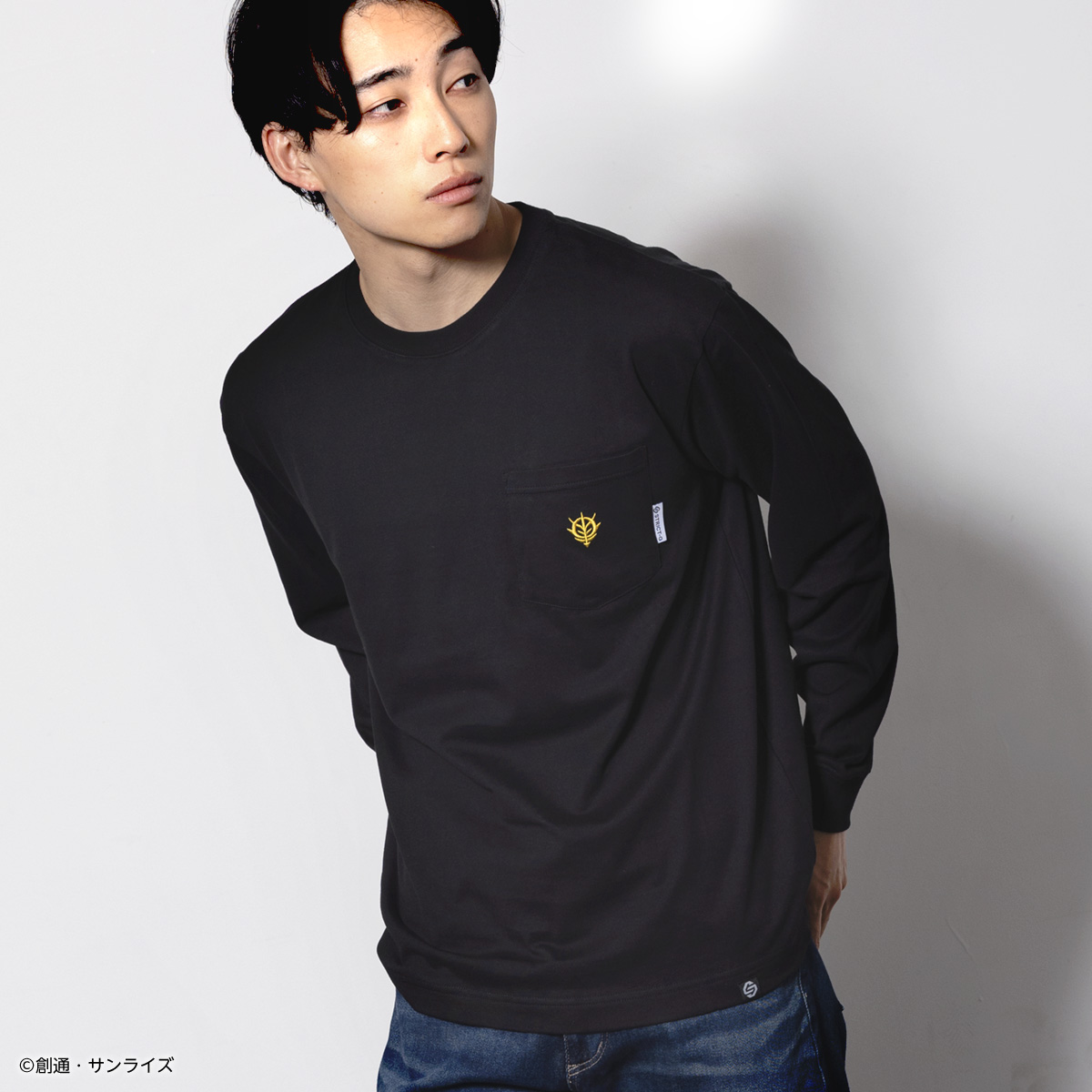 STRICT-G BASIC『機動戦士ガンダム』ポケット付きロングTシャツ ジオン公国軍マーク