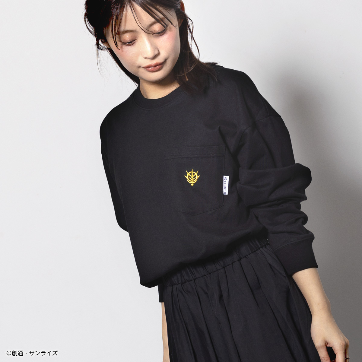 STRICT-G BASIC『機動戦士ガンダム』ポケット付きロングTシャツ ジオン公国軍マーク