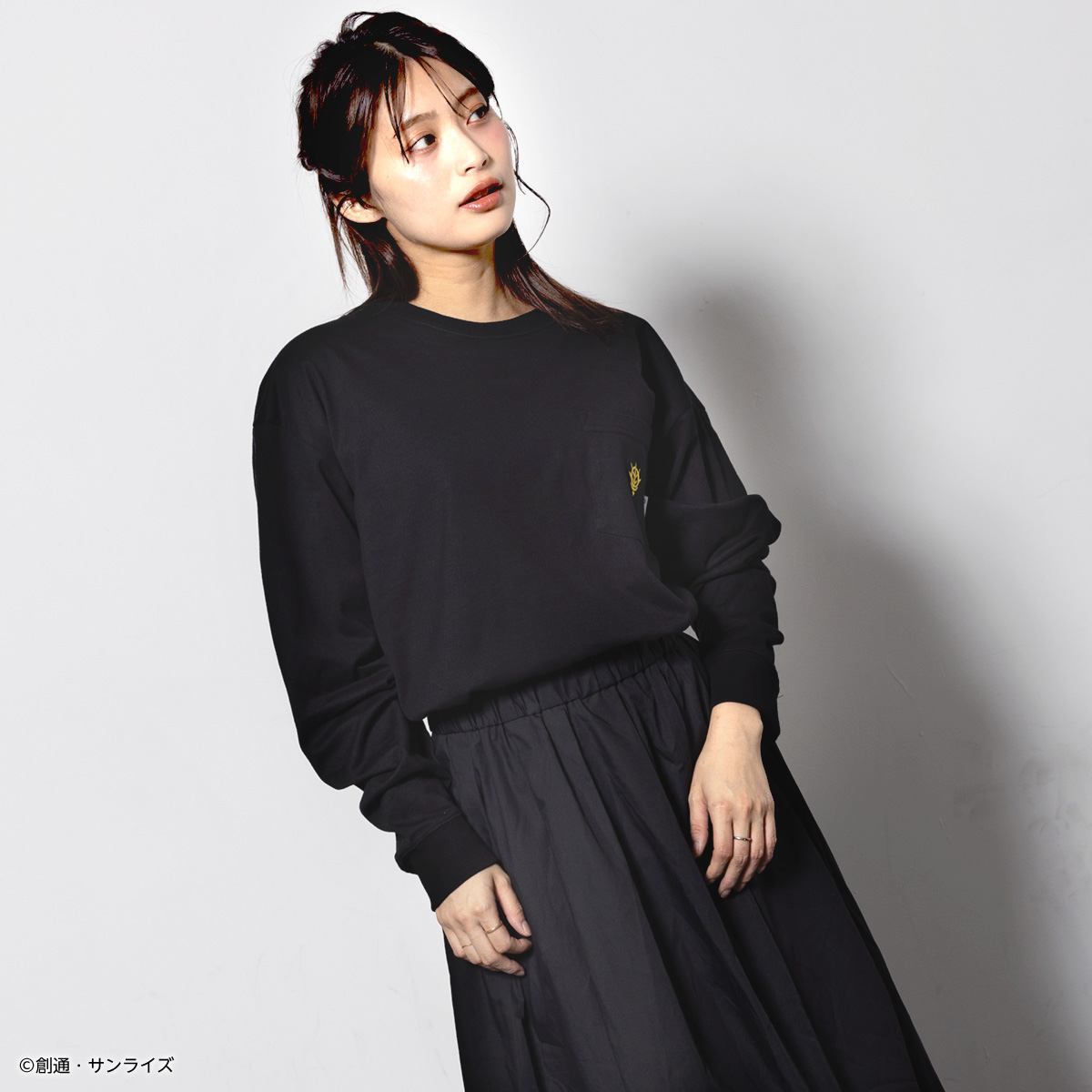 STRICT-G BASIC『機動戦士ガンダム』ポケット付きロングTシャツ ジオン公国軍マーク