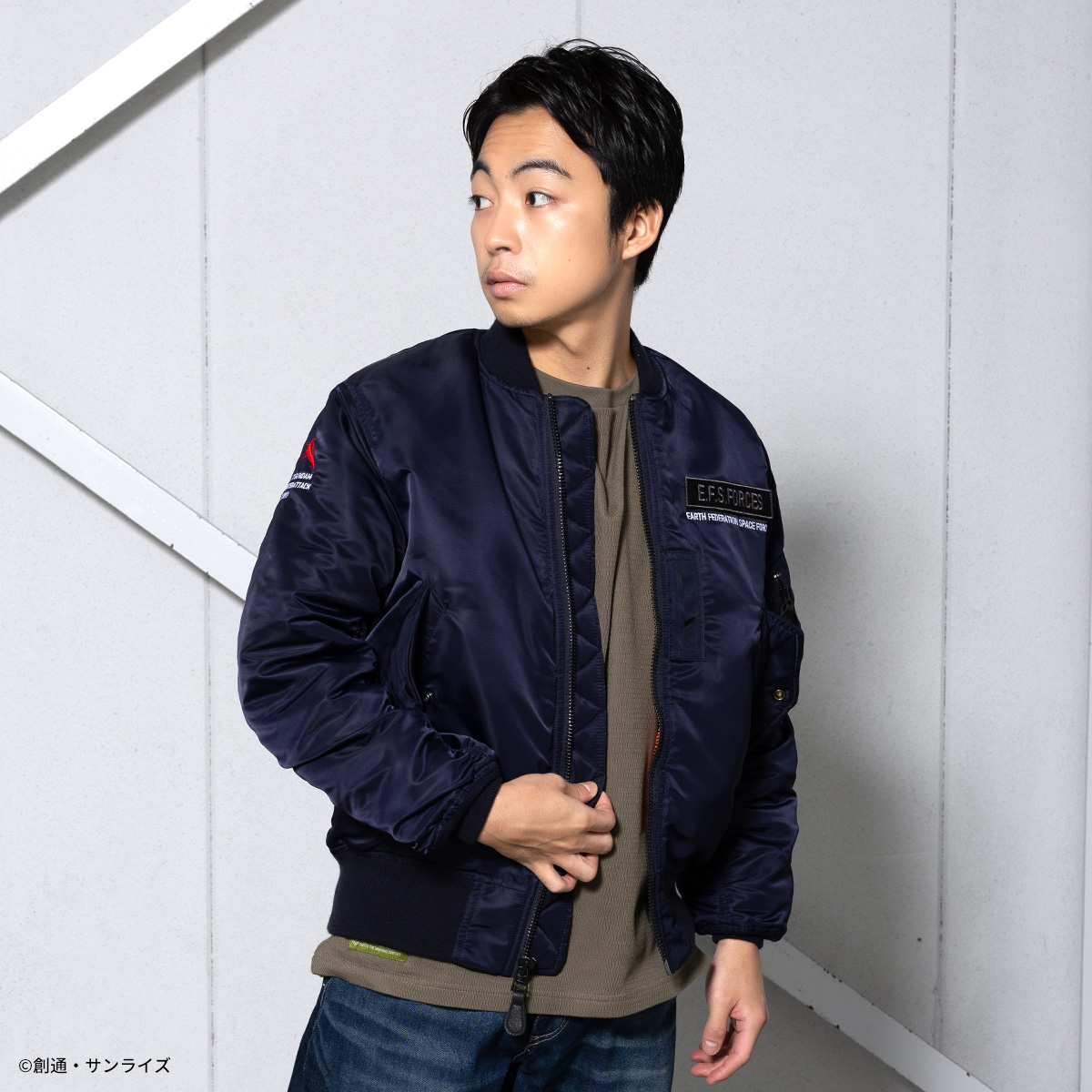 STRICT-G.ARMS『機動戦士ガンダム 逆襲のシャア』MA-1ジャケット AMURO RAY