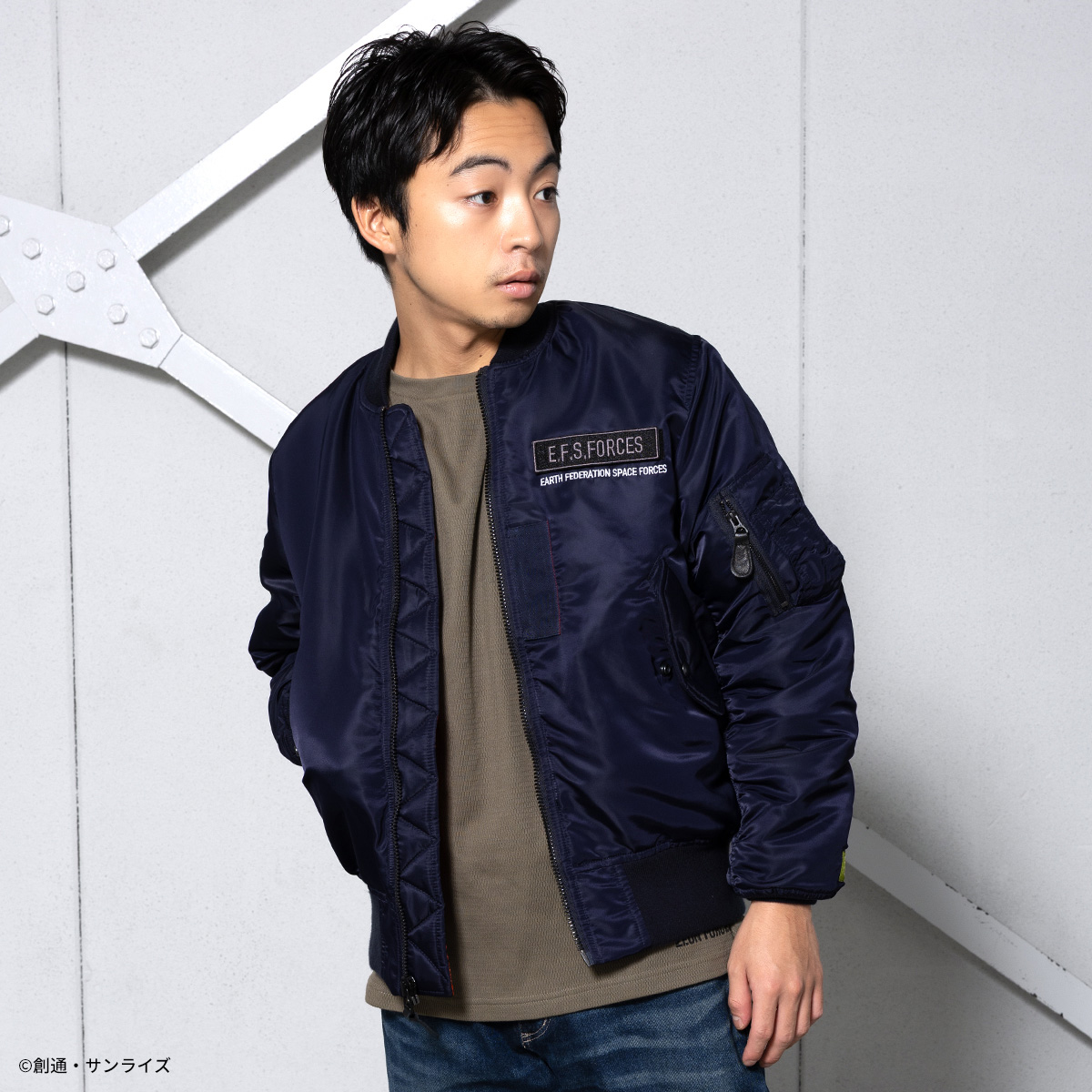 STRICT-G.ARMS『機動戦士ガンダム 逆襲のシャア』MA-1ジャケット AMURO RAY