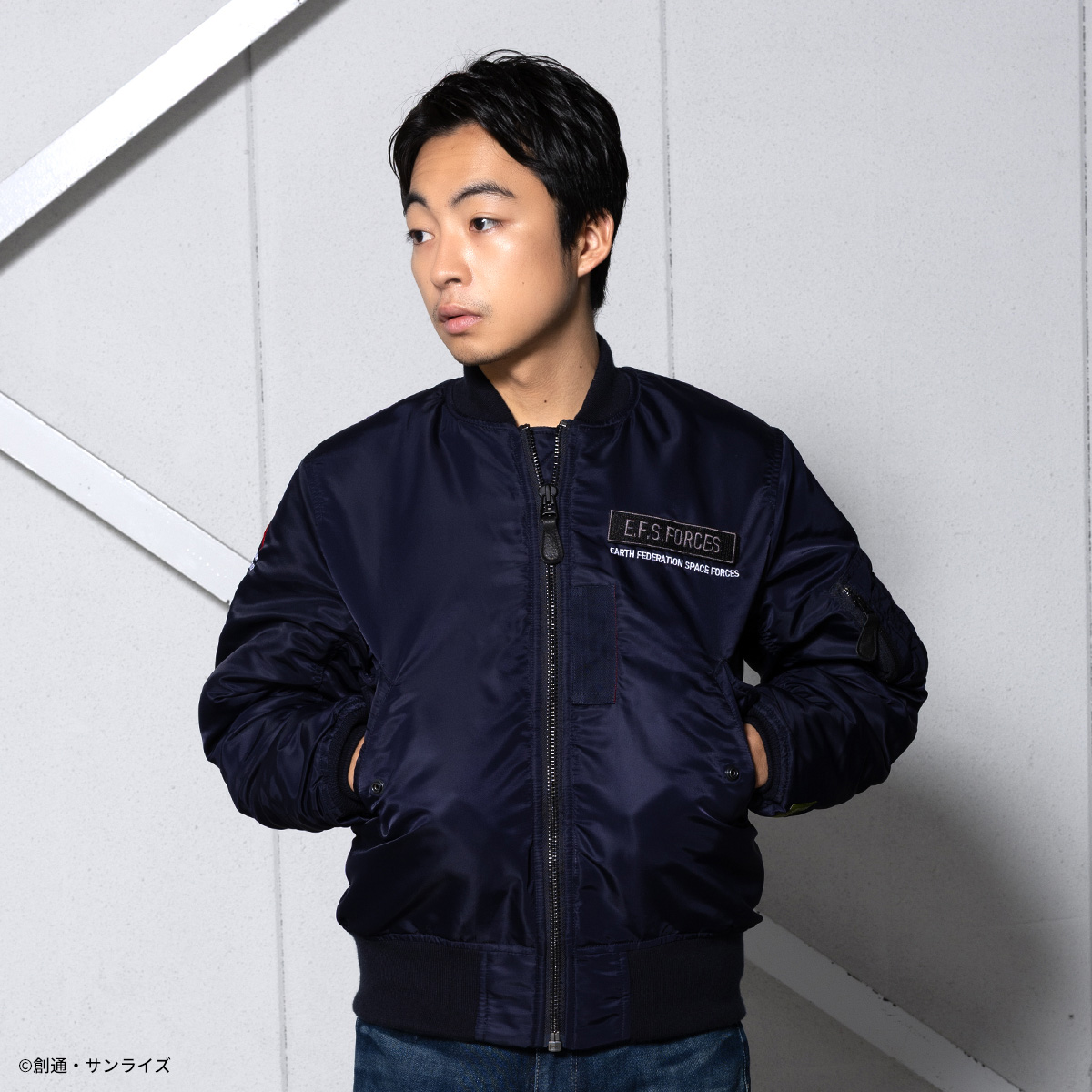 STRICT-G.ARMS『機動戦士ガンダム 逆襲のシャア』MA-1ジャケット AMURO RAY