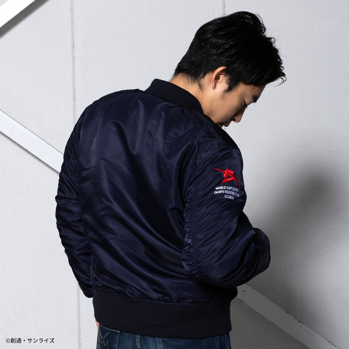 STRICT-G.ARMS『機動戦士ガンダム 逆襲のシャア』MA-1ジャケット AMURO RAY