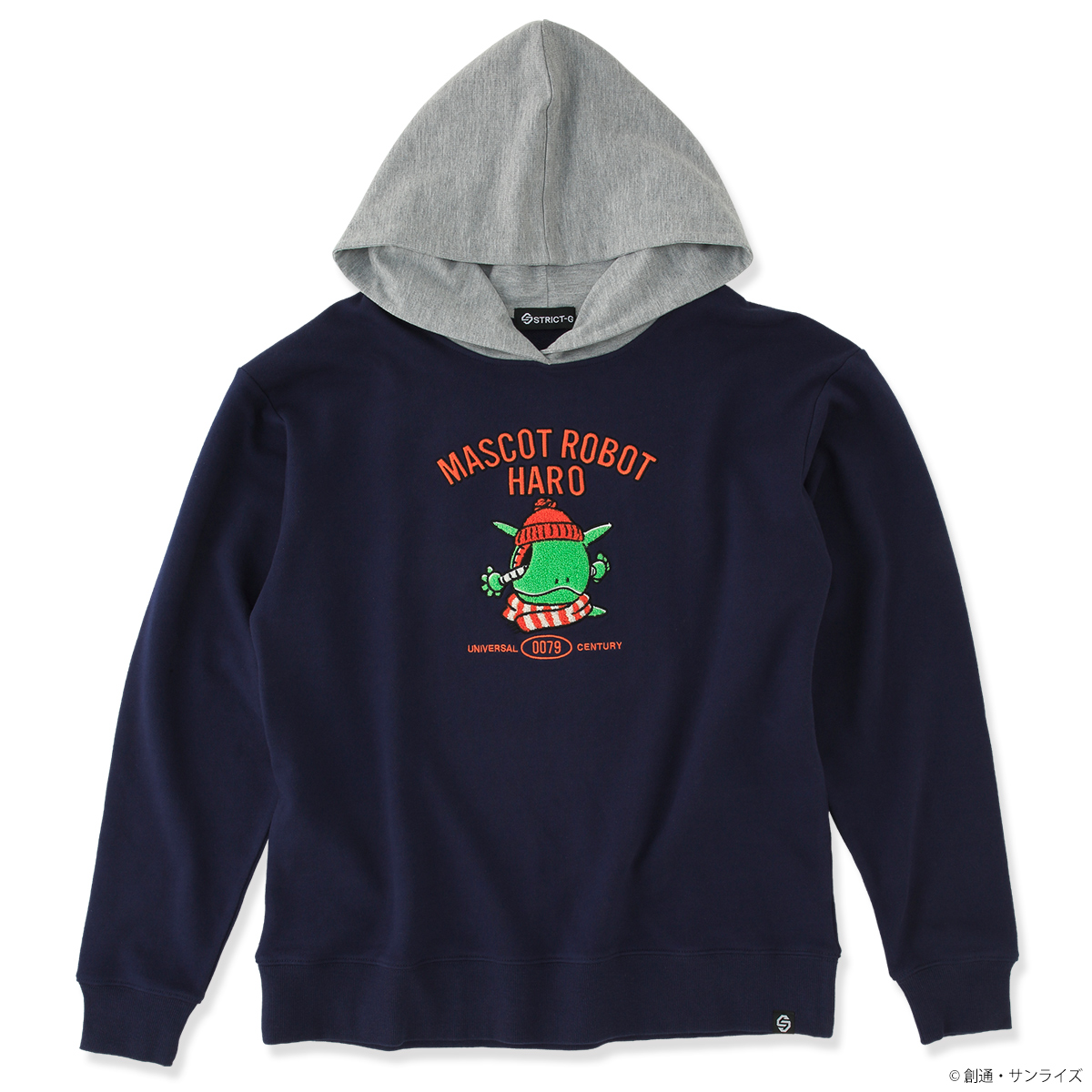 STRICT-G『機動戦士ガンダム』ハロ サガラ刺繍パーカー