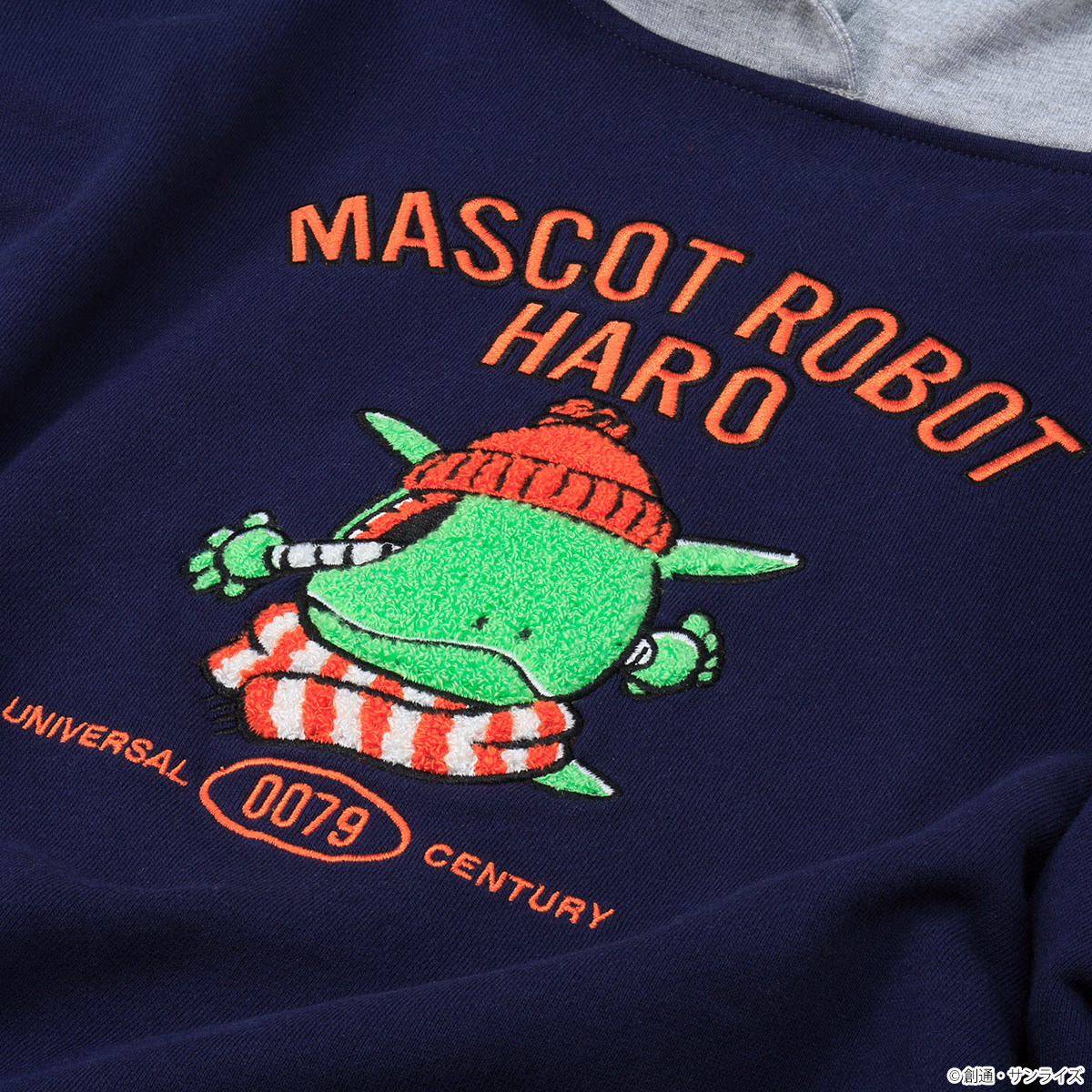 STRICT-G『機動戦士ガンダム』ハロ サガラ刺繍パーカー