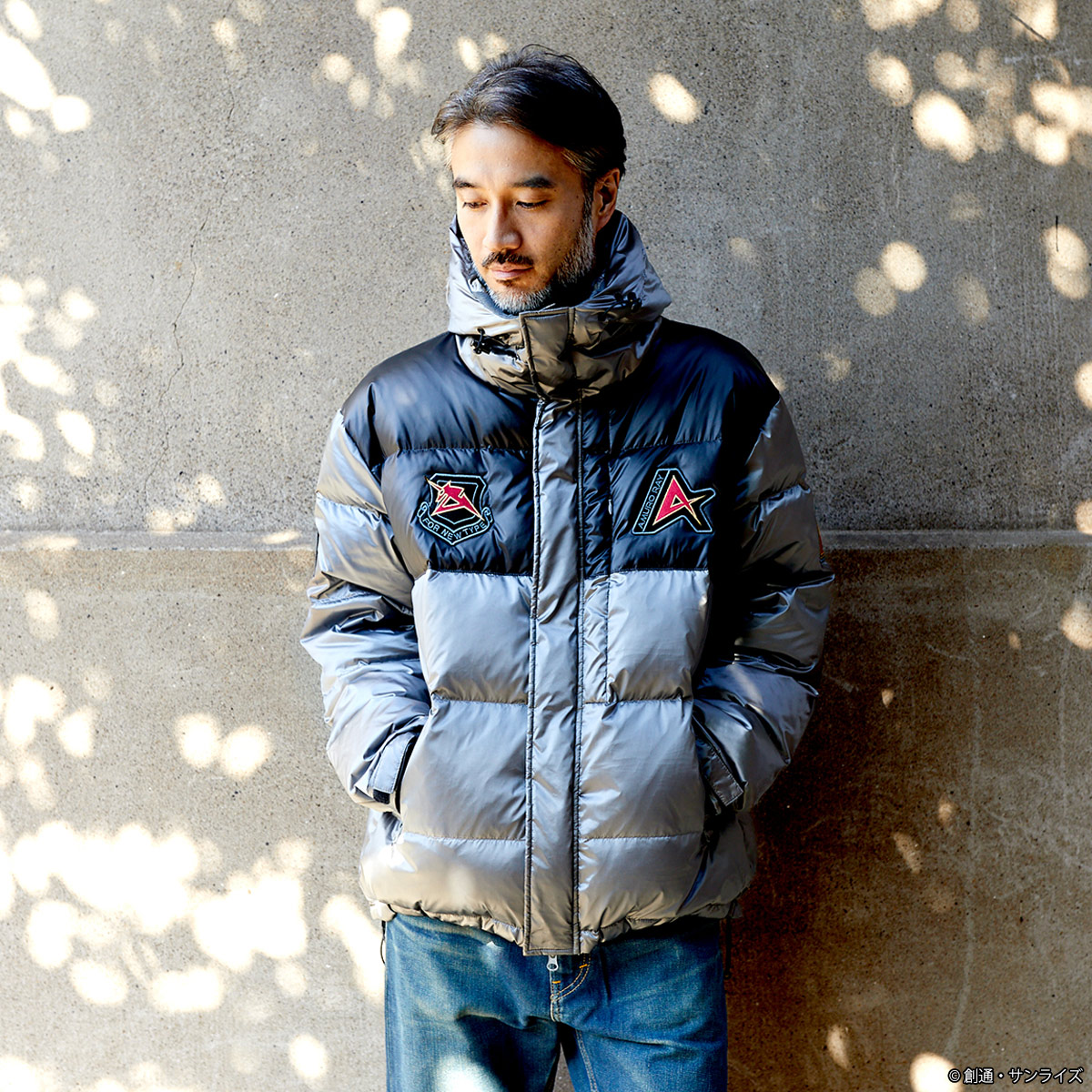 STRICT-G nishikawa『機動戦士ガンダム 逆襲のシャア』アップサイクルダウンジャケット アムロ・レイ