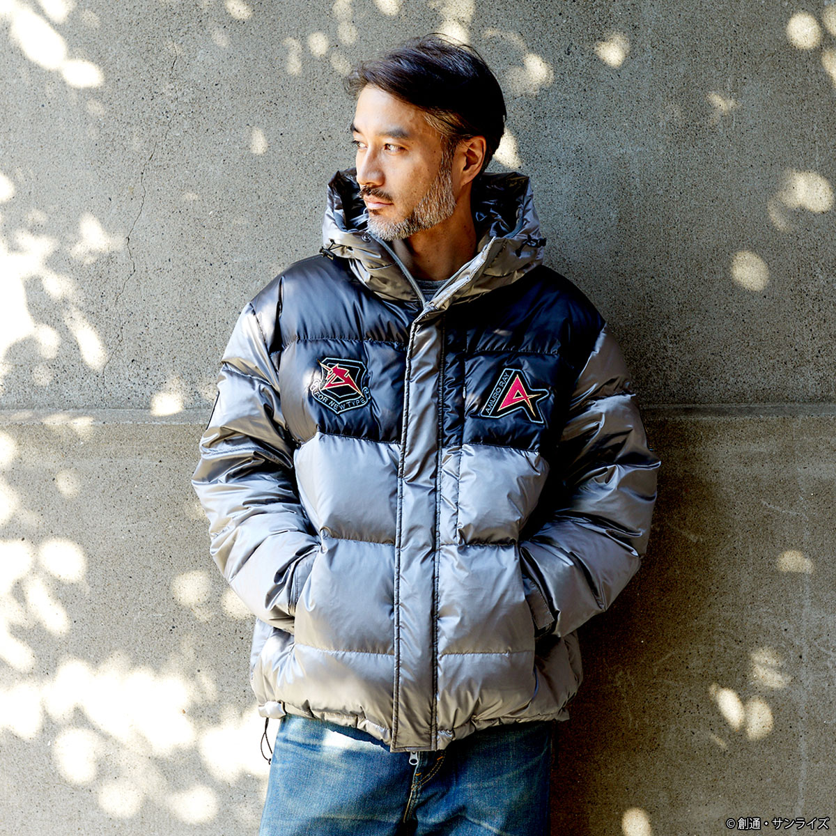 STRICT-G nishikawa『機動戦士ガンダム 逆襲のシャア』アップサイクルダウンジャケット アムロ・レイ