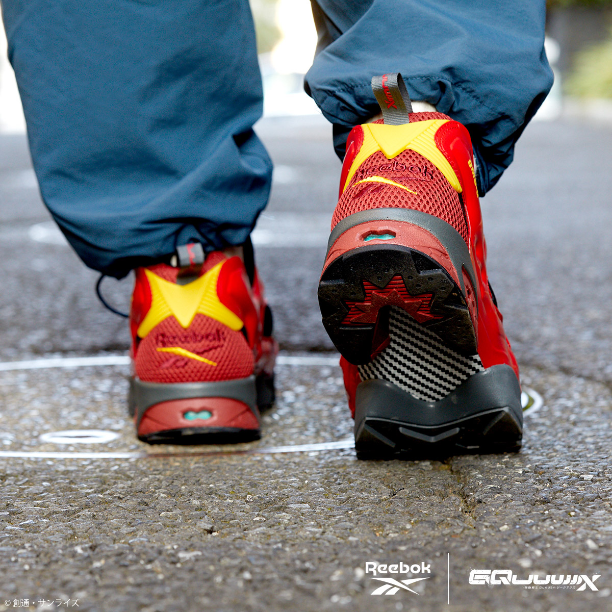 STRICT-G Reebok『機動戦士Gundam GQuuuuuuX』INSTAPUMP FURY 94 RED GUNDAM