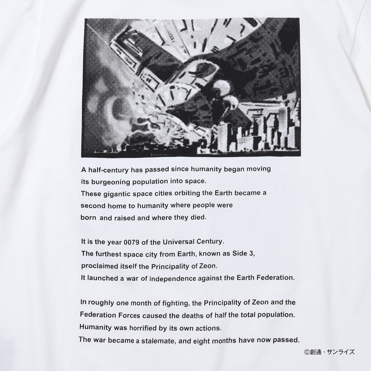 STRICT-G NEW ERA(R)『機動戦士ガンダム』T-SHIRT GUNDAM VS GOUF