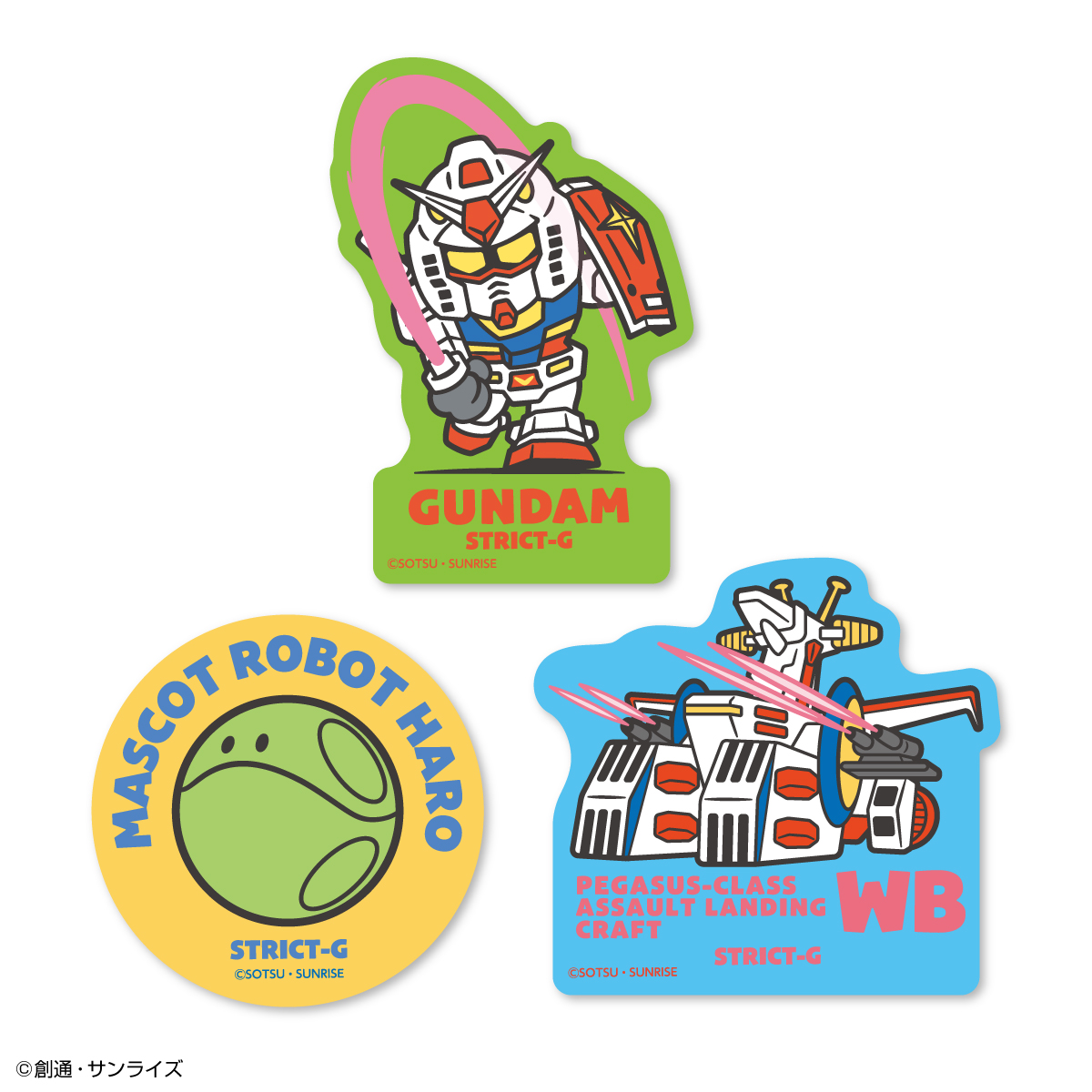 STRICT-G『機動戦士ガンダム』ステッカーセット 地球連邦軍