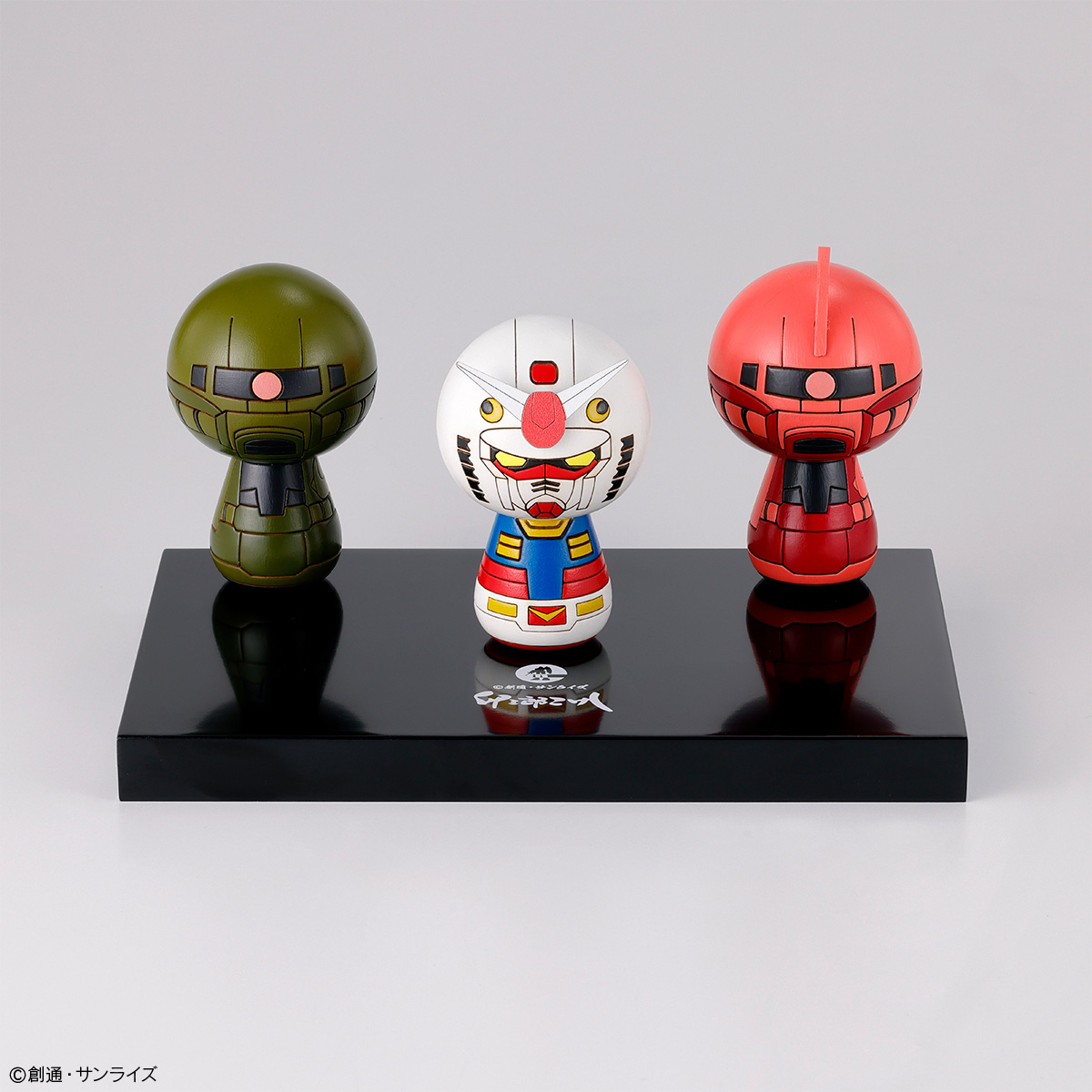 STRICT-G JAPAN『機動戦士ガンダム』卯三郎こけし 3体セット