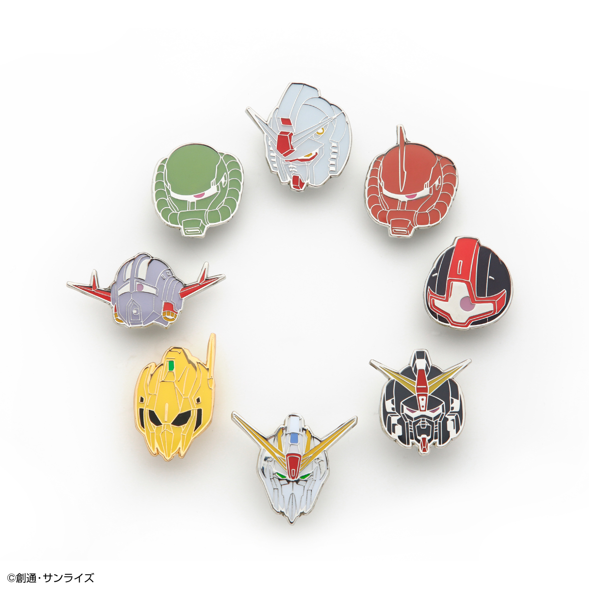 STRICT-G『機動戦士ガンダム』フェイスピンズコレクション シャア専用ザク