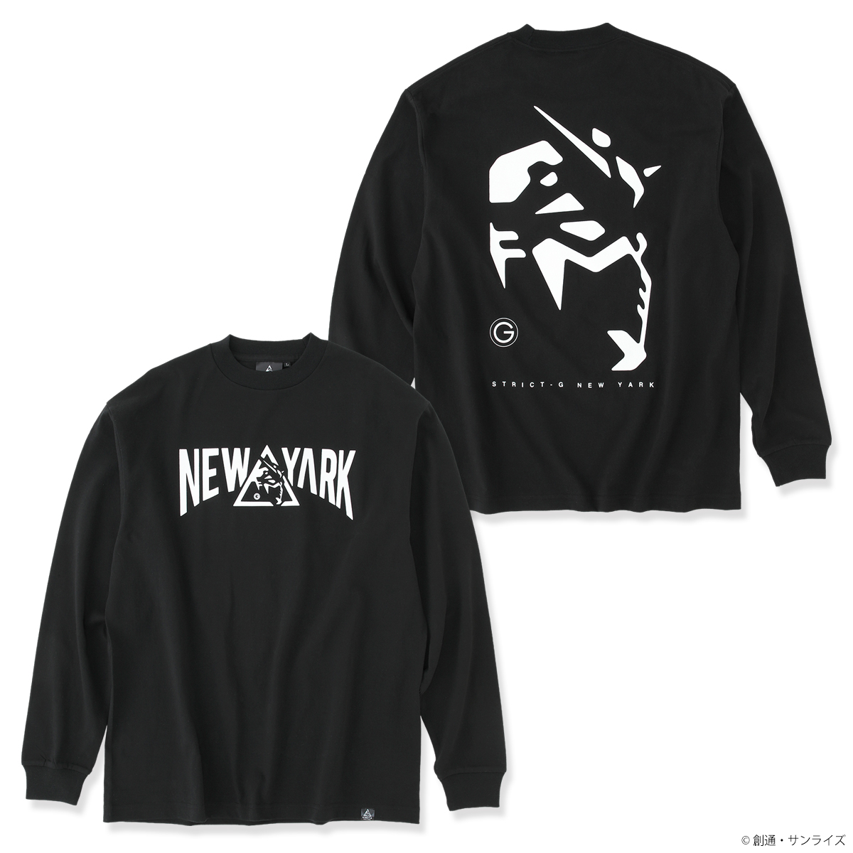 STRICT-G NEW YARK『機動戦士ガンダム』ロングスリーブTシャツ NEW YARKロゴ