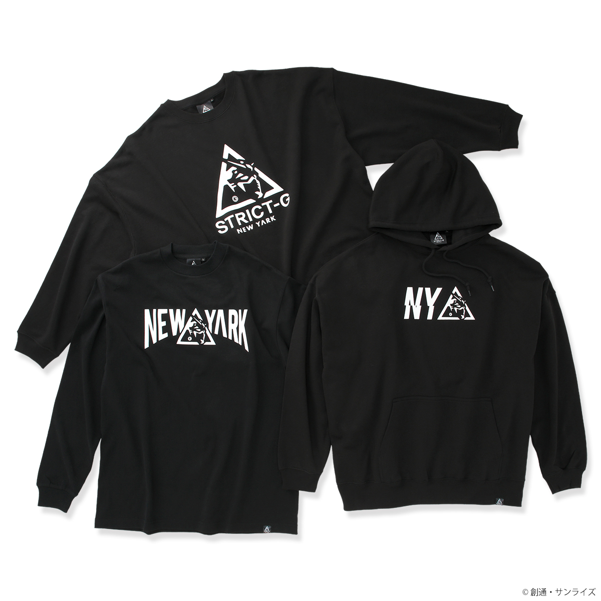 STRICT-G NEW YARK『機動戦士ガンダム』パーカー NYロゴ