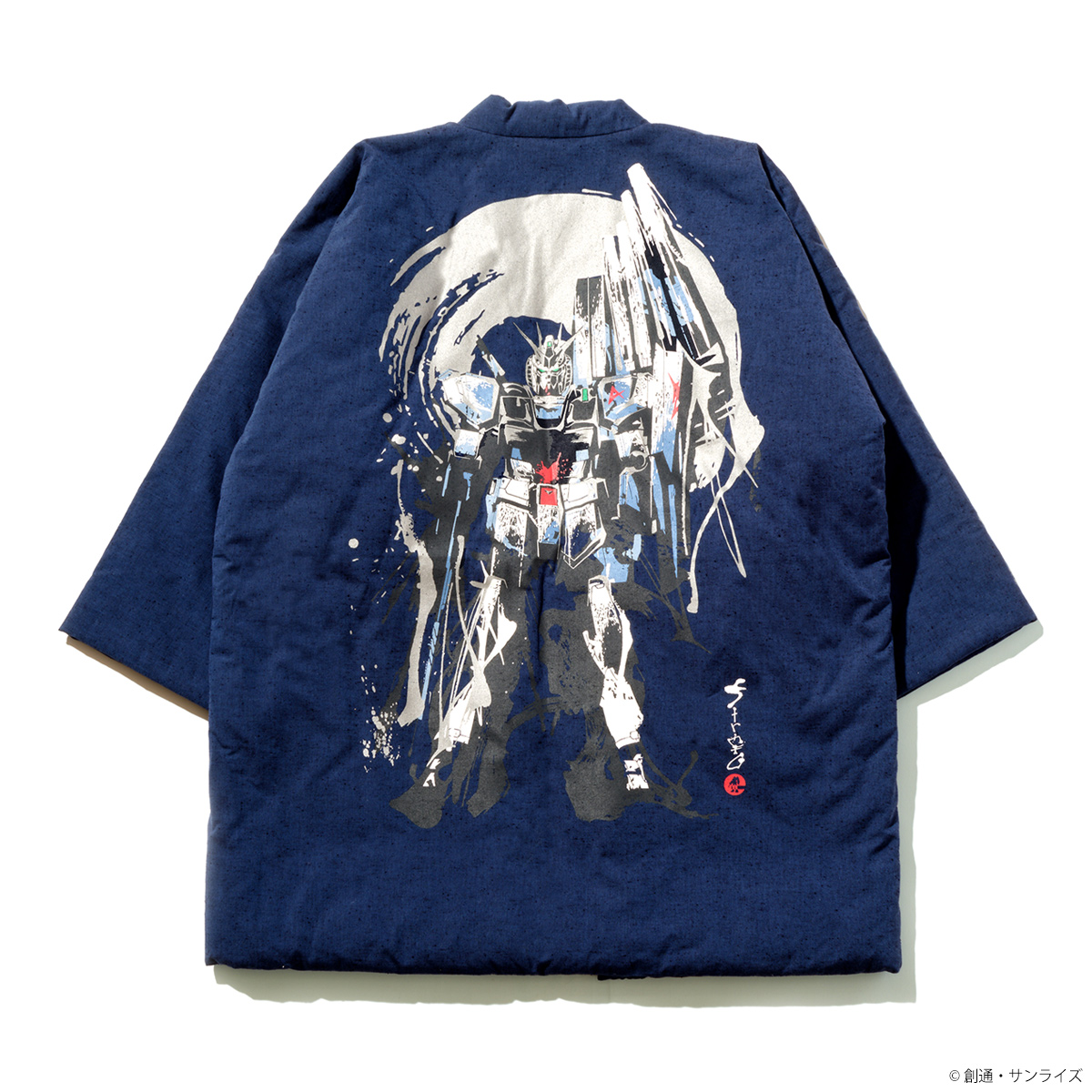 STRICT-G JAPAN 宮田織物『機動戦士ガンダム 逆襲のシャア』半纏ロング νガンダム