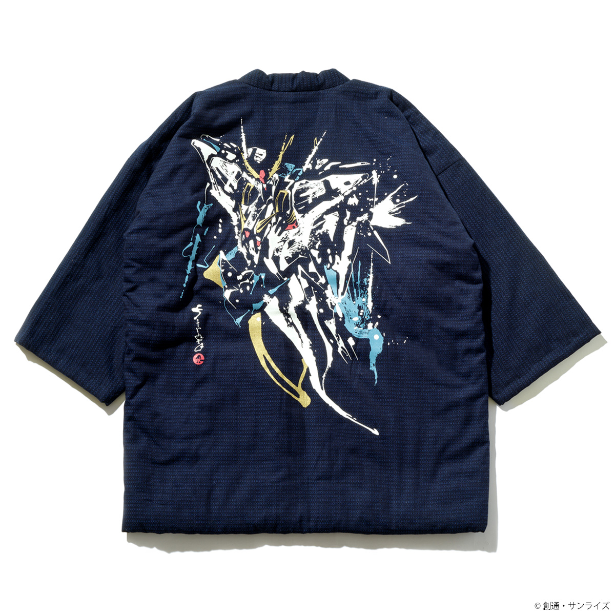 STRICT-G JAPAN 宮田織物『機動戦士ガンダム 閃光のハサウェイ キルケーの魔女』半纏ロング Ξ(クスィー)ガンダム