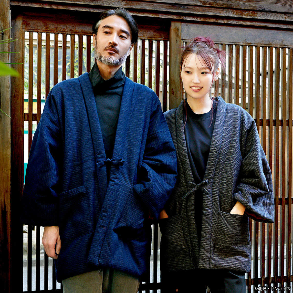 STRICT-G JAPAN 宮田織物『機動戦士ガンダム 閃光のハサウェイ キルケーの魔女』半纏ロング Ξ(クスィー)ガンダム