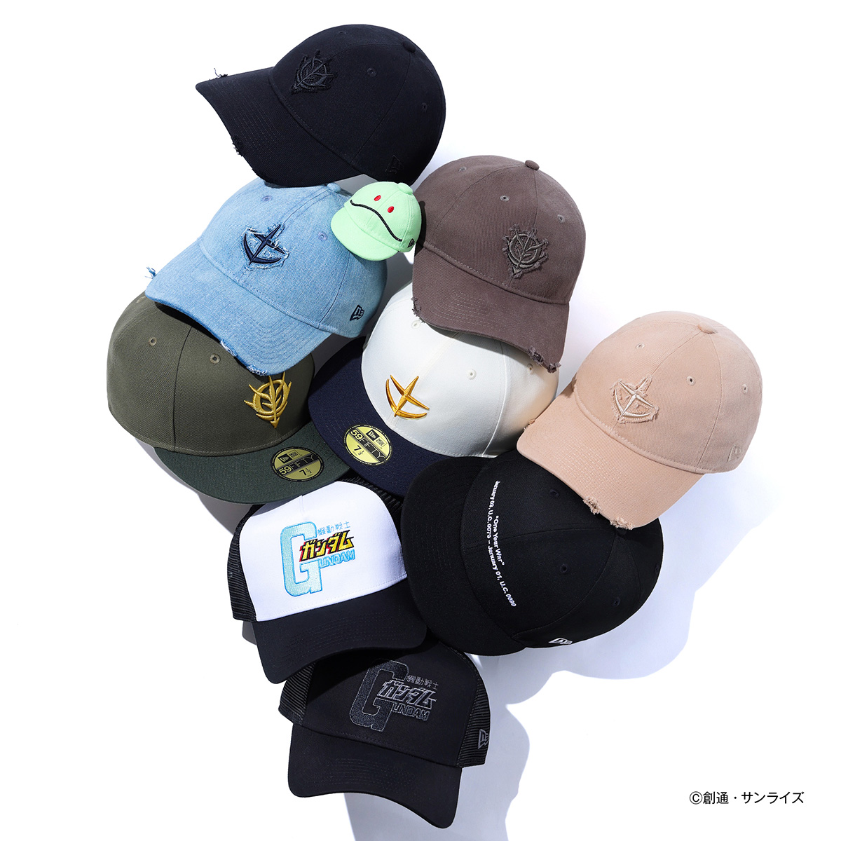 STRICT-G NEW ERA(R)『機動戦士ガンダム』9FORTY(TM) A-Frame Trucker タイトルロゴ