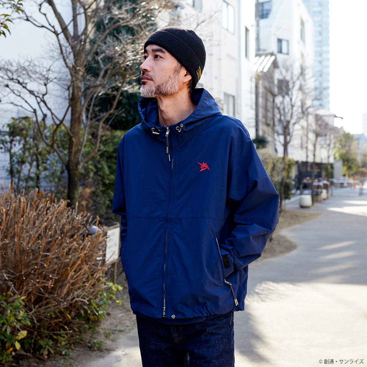 STRICT-G『機動戦士ガンダム 逆襲のシャア』ワッシャーナイロンパーカー