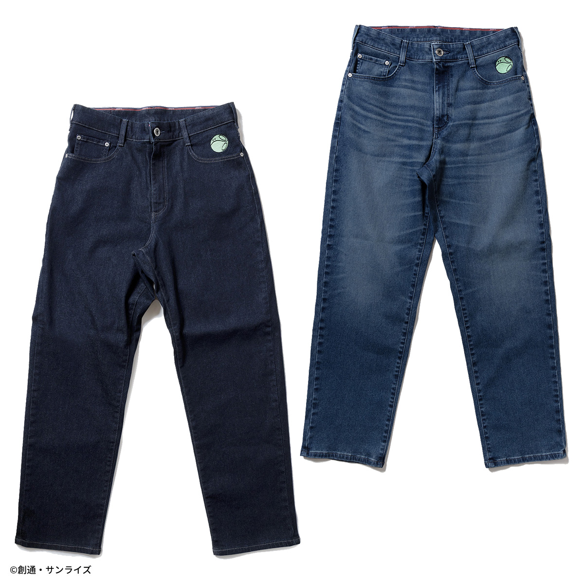 STRICT-G EDWIN『機動戦士ガンダム』JERSEYSデニム ルーズテーパード ハロ