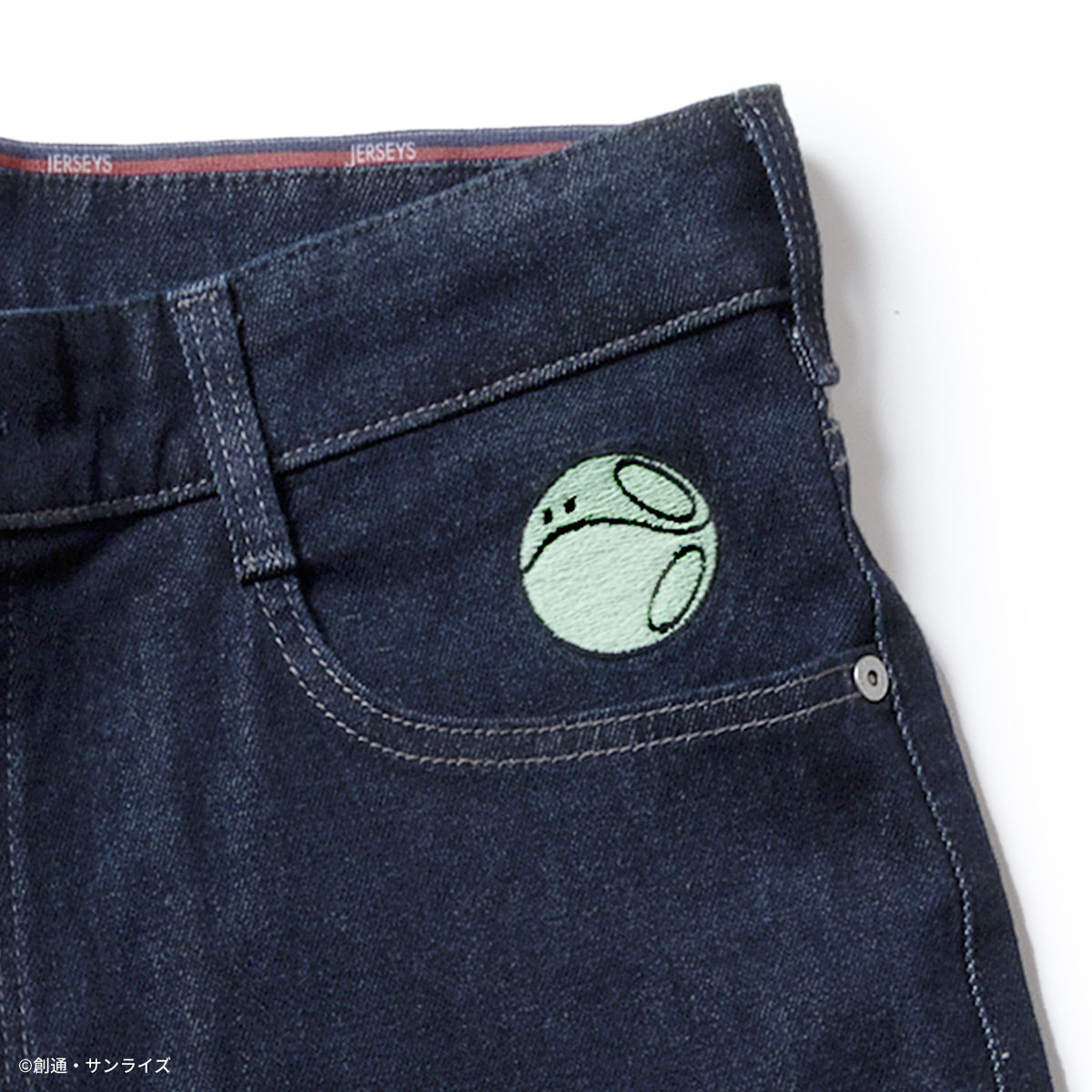 STRICT-G EDWIN『機動戦士ガンダム』JERSEYSデニム ルーズテーパード ハロ